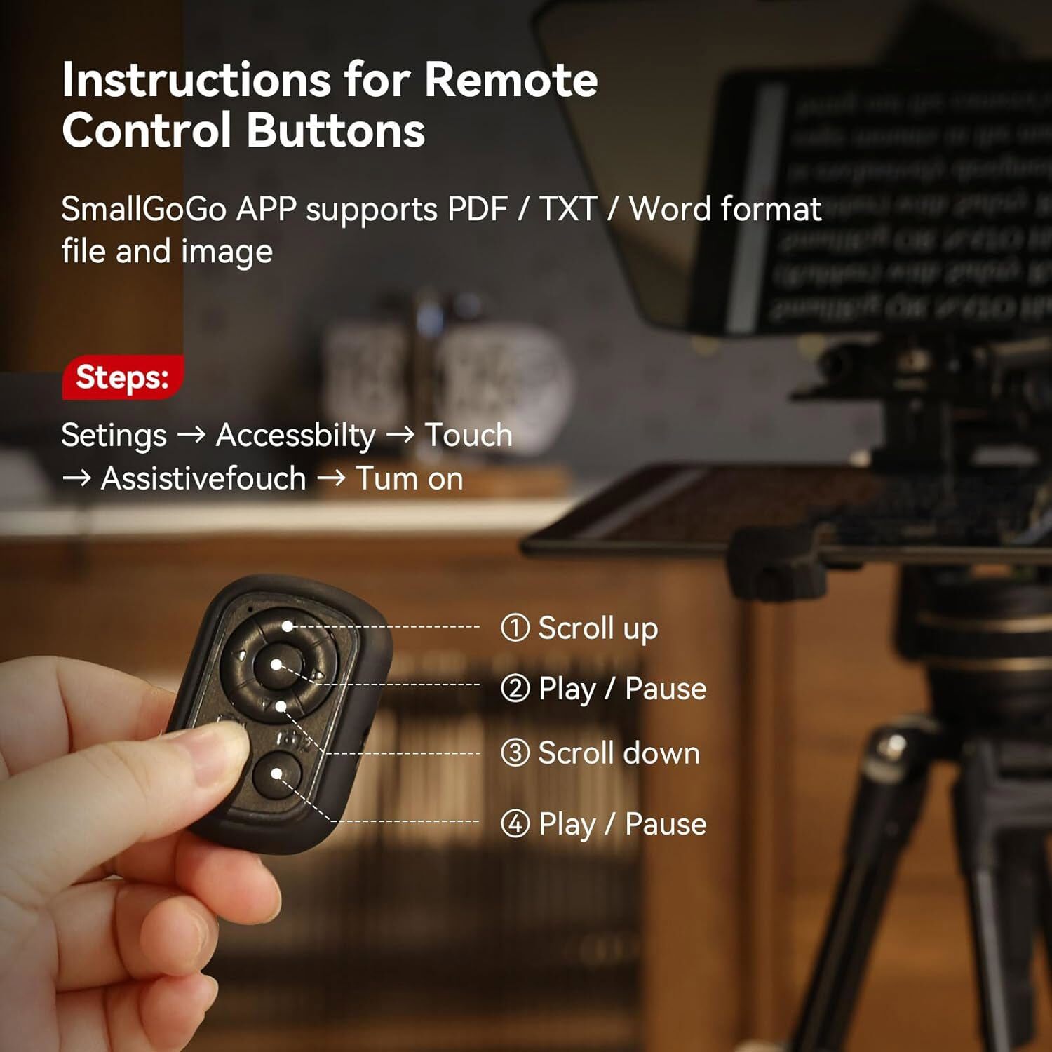 SmallRig Multifunctional Teleprompter 3646B