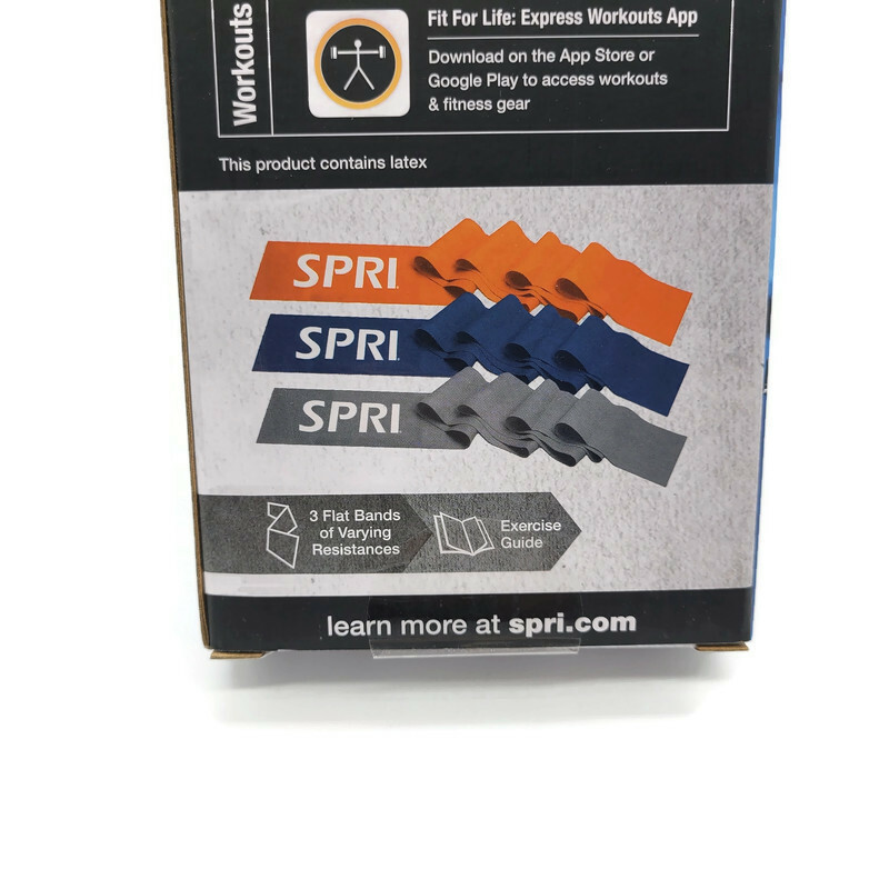 SPRI Flat Bands Light Medium Heavy Resistances New Unopened Free Shipping