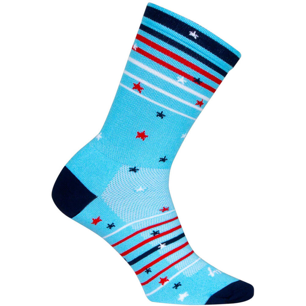 SockGuy Sparkler 6" Crew Socks Small/Medium