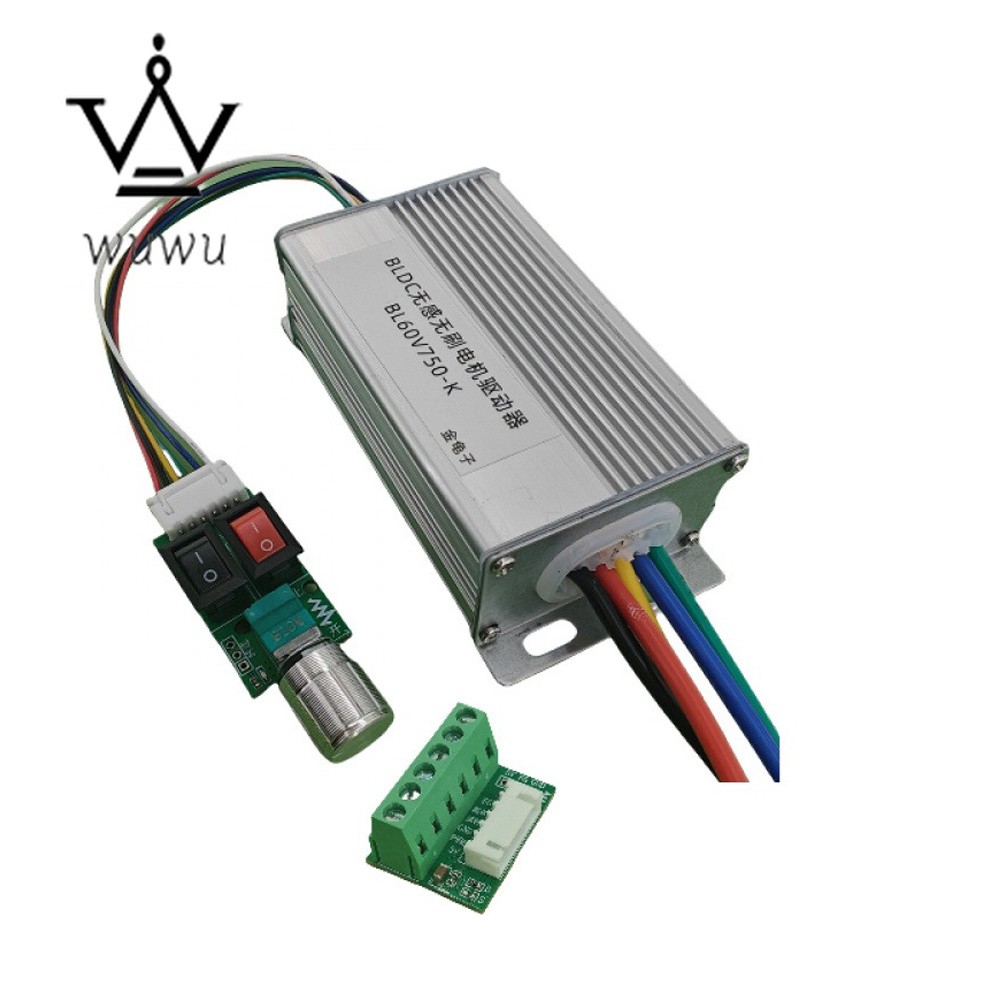 DC6-60V Three-phase DC Brushless Motor Driver Module 750W BLDC Brushless Motor