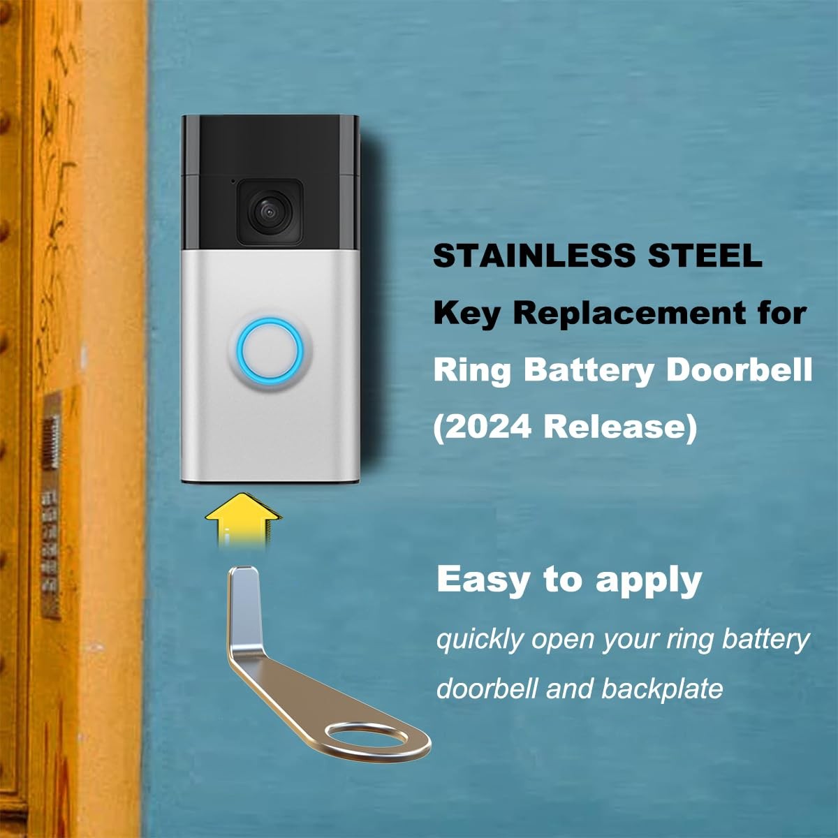 Ring Video Doorbell Key Replacement Tool, Secure Removal Key Tool Compatible ...