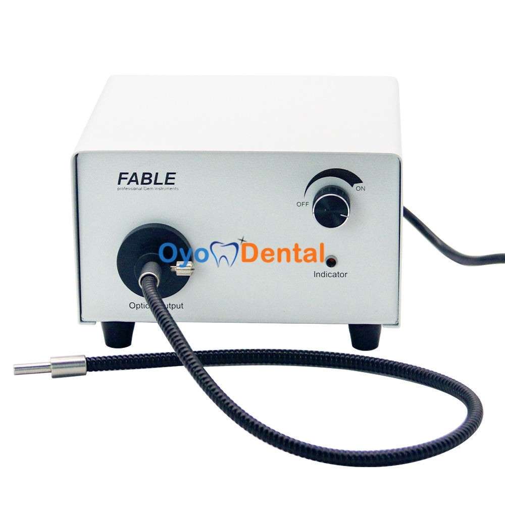 50W Jewelers Identification Gem Testing Tool Adjustable Fiber Optic Light Source