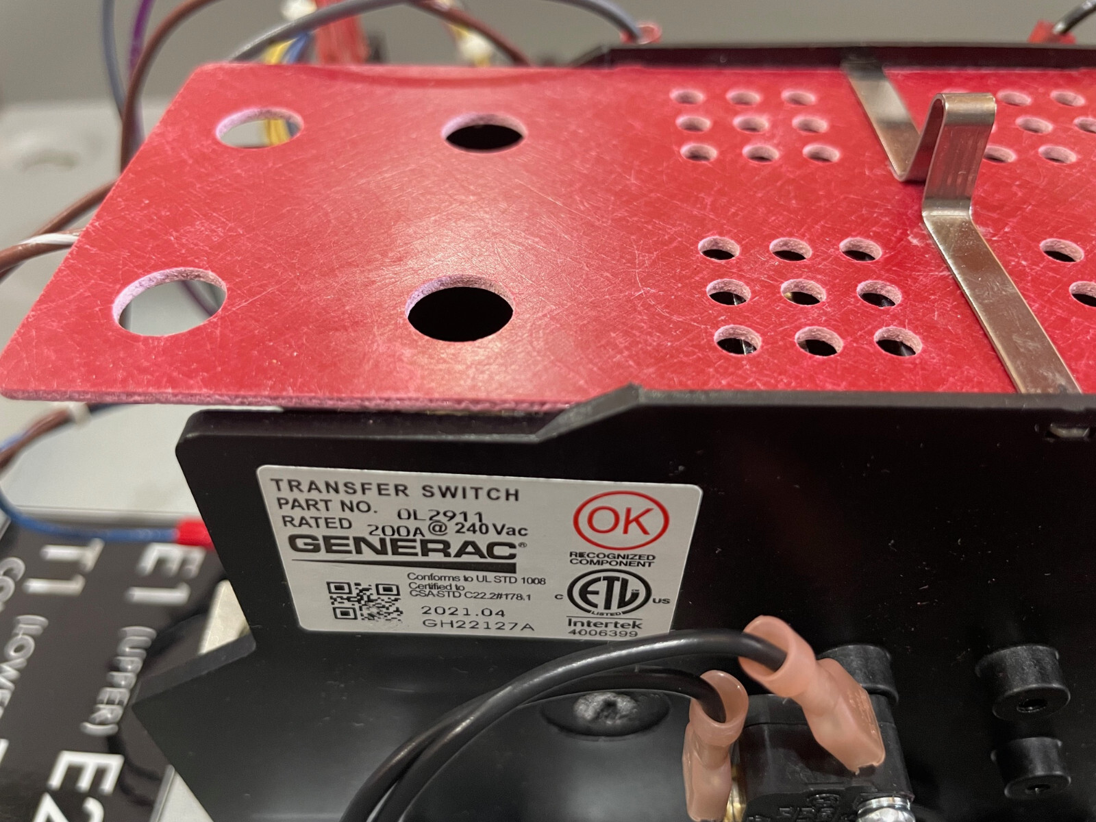 Generac CXSW200A3 200 Amp Automatic Transfer Switch