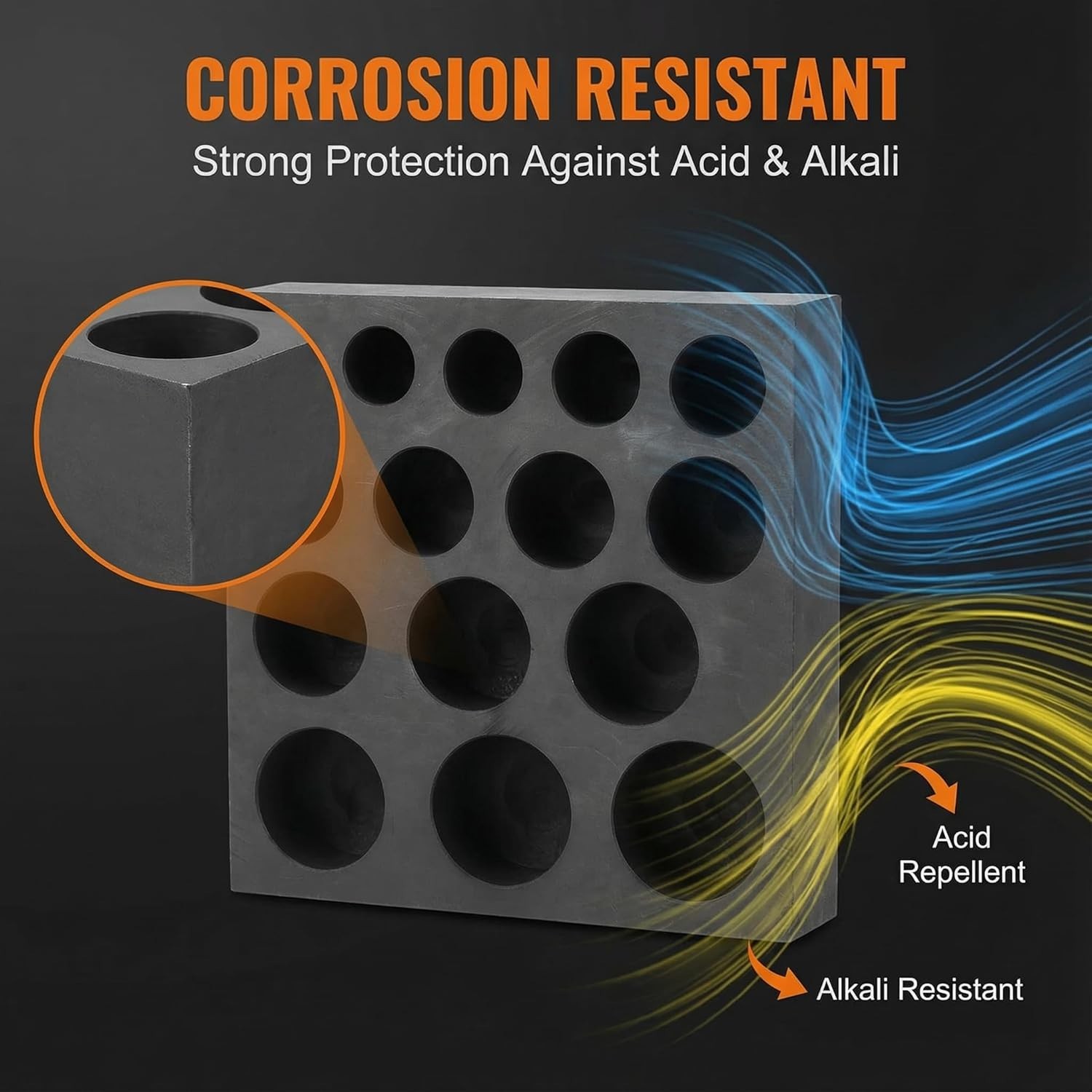High Thermal Stability Graphite Mold for Casting Gold, Silver, and Copper Ingots