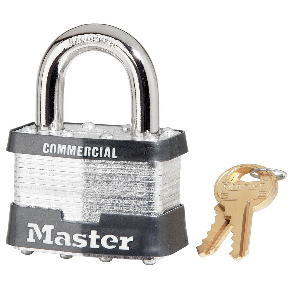 Master Lock 5KAA384 No. 5 Keyed Alike Padlock 2in Laminated Steel