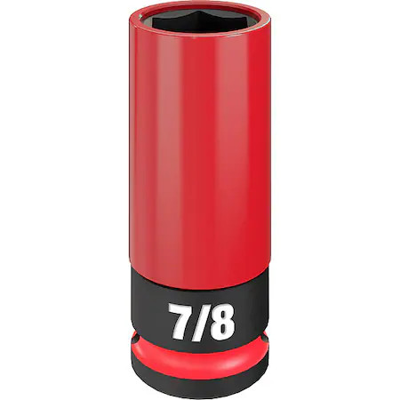 Milwaukee Tool 49-66-7812 1/2 In Drive Lug Nut Wheel Socket Deep Socket, Black