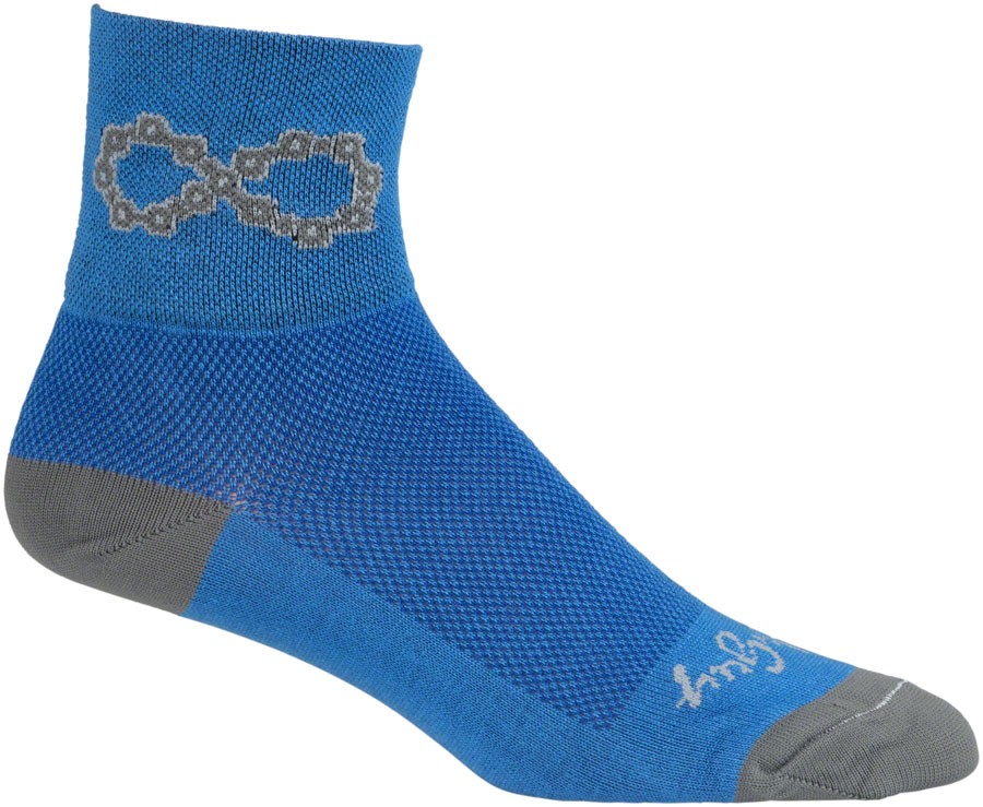 SockGuy Classic Socks Ankle Socks Small/Medium Blue