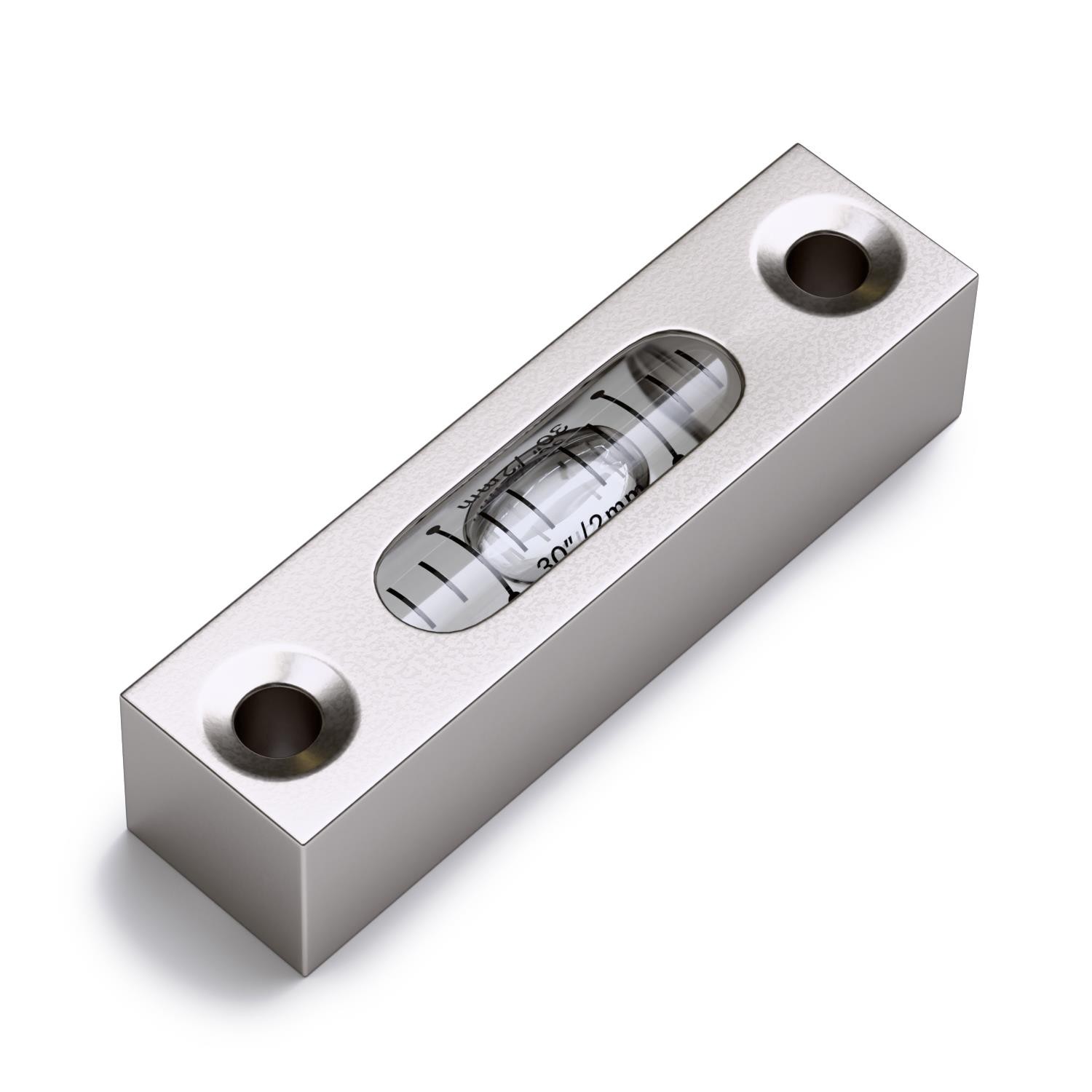 Metal Precision Level Glass Vial, Spirit Bubble Level, 58mm, MGV-581514-CS