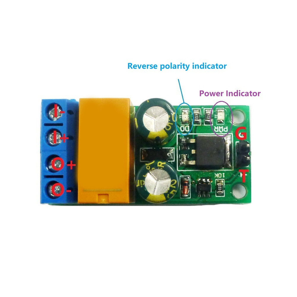 DC6-24V Self-Locking Relay Module DR55B01 for Motor Forward Reverse Delay