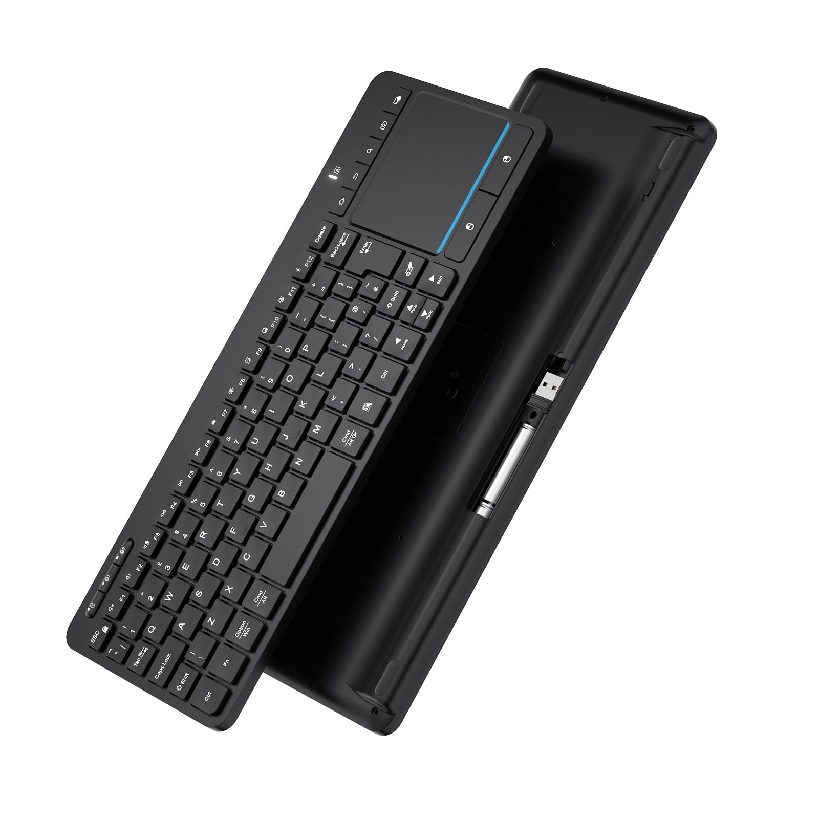 Wireless Bluetooth Keyboard With Trackpad For PC Android Chrome OS Tablet