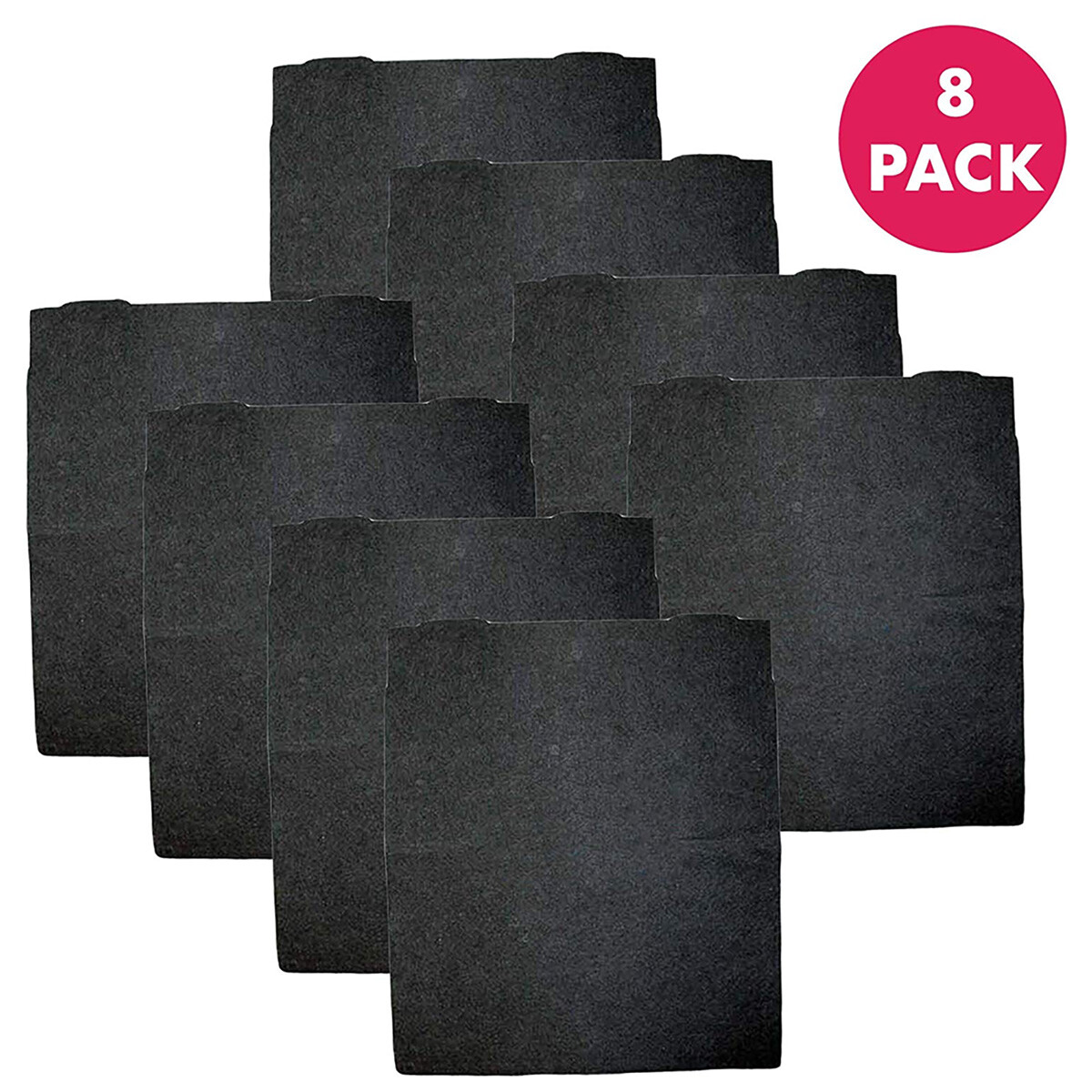 (8-PACK) Compatible with WHIRLPOOL AP450 AP45030HO 16" X 19" CARBON PRE-FILTERS