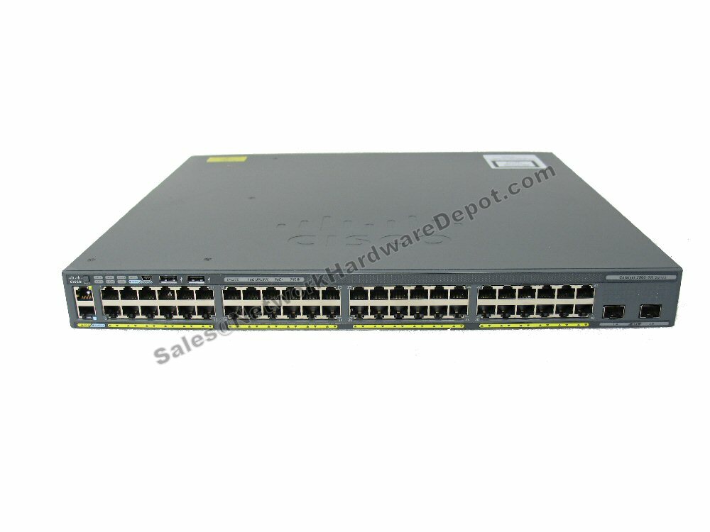 Cisco WS-C2960XR-48FPD-I *GENUINE* 2960X 48-Port Gigabit PoE+ - 1 Year Warranty