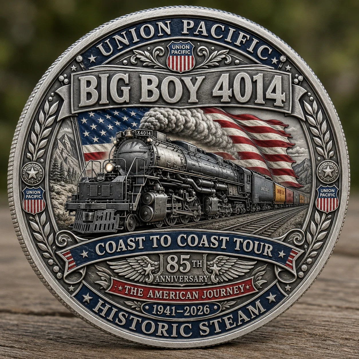New Union Pacific Big Boy 4014 US 85th anniversary Commemorative Coin TB488