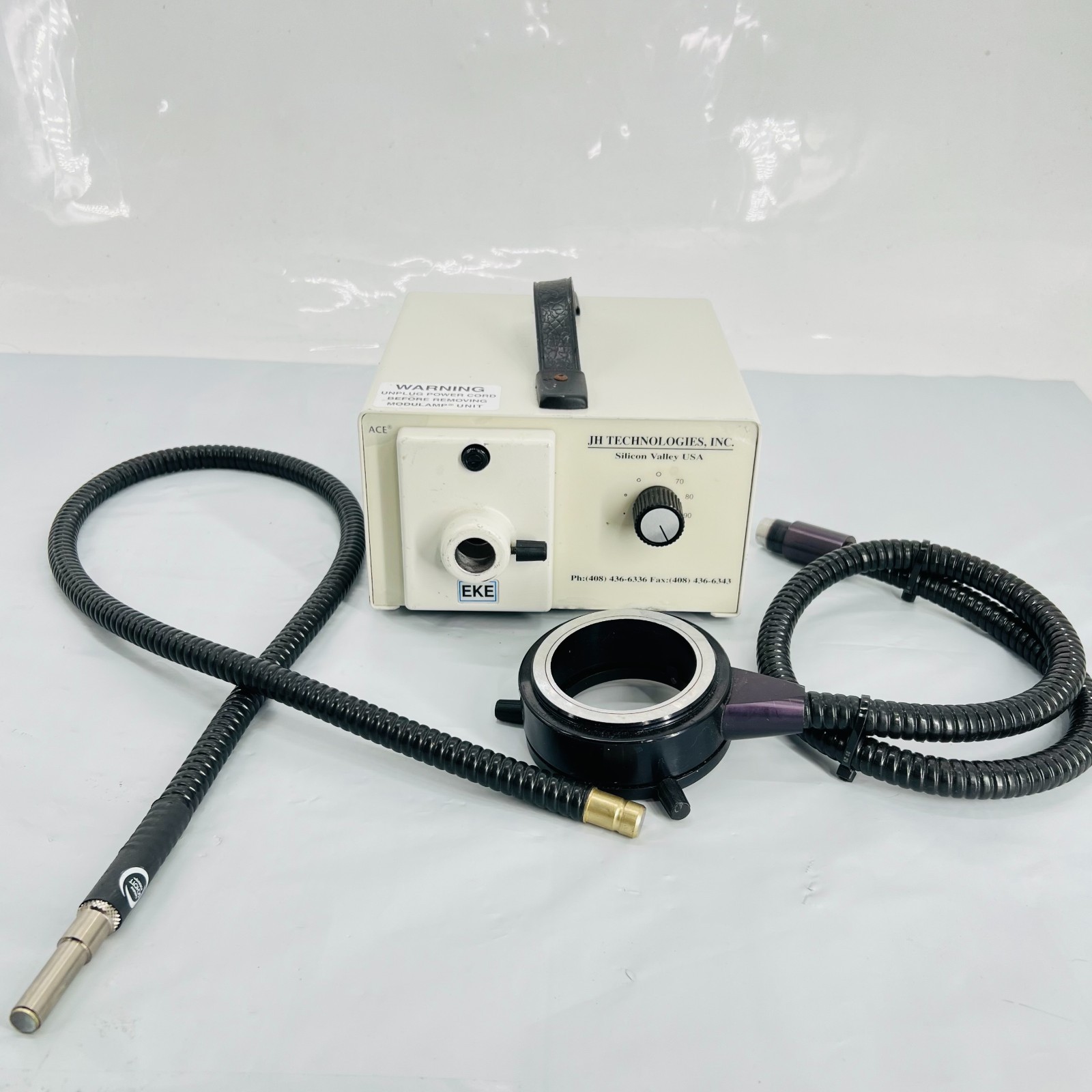 JH Technologies 20500/26 Fiber Optic Light Source Illuminator EKE Lamp, 150W