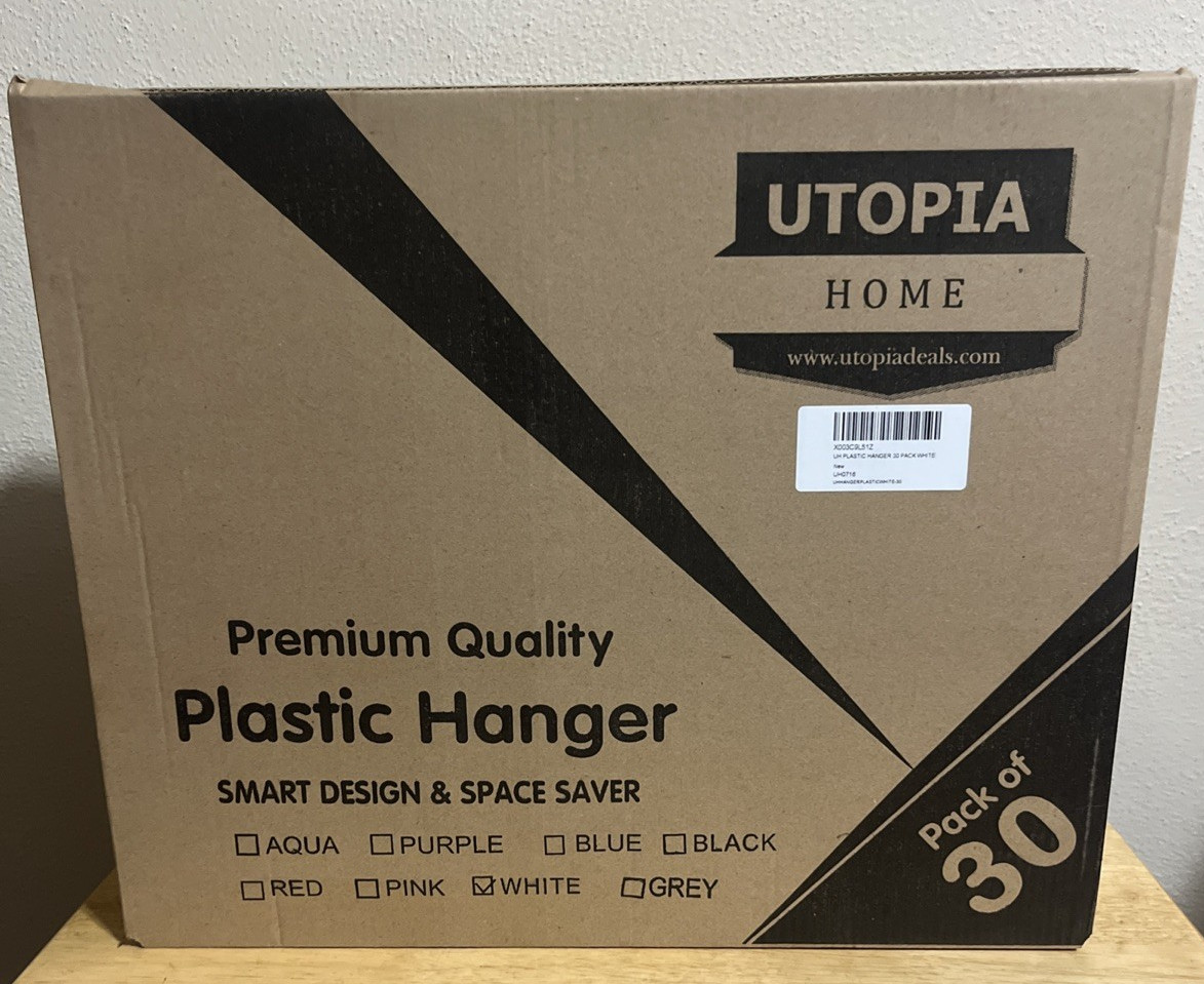 Utopia Home Plastic Hangers