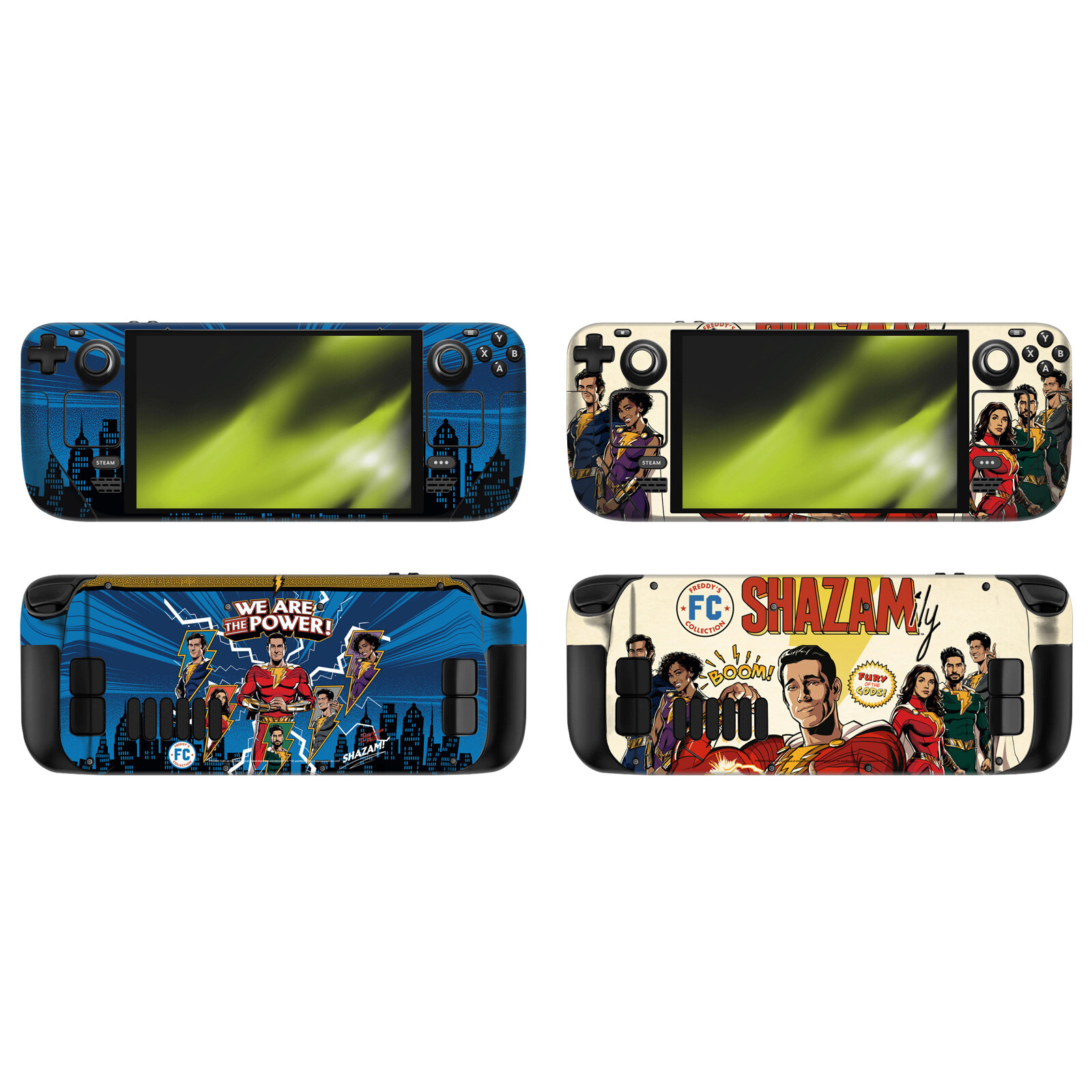 OFFICIAL SHAZAM!: FURY OF THE GODS GRAPHICS VINYL SKIN DECAL FOR STEAM DECK OLED
