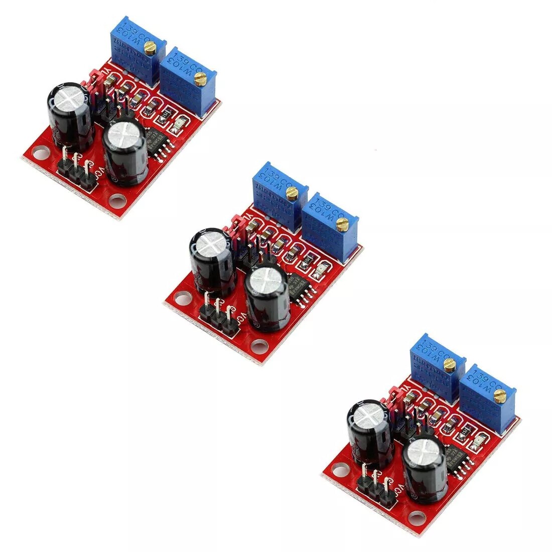 4Pc NE555 Duty Cycle Pulse Frequency Adjustable Square Wave Generator Module HOT