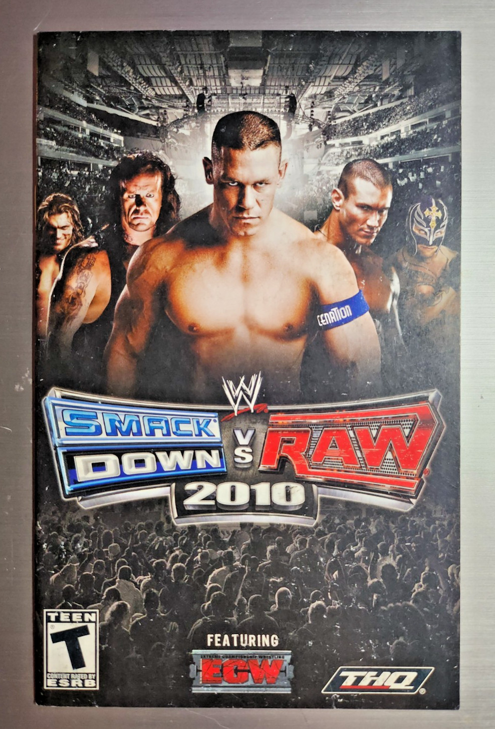 WWE SmackDown vs. Raw 2010 Instruction Booklet - Manual Only - PS2