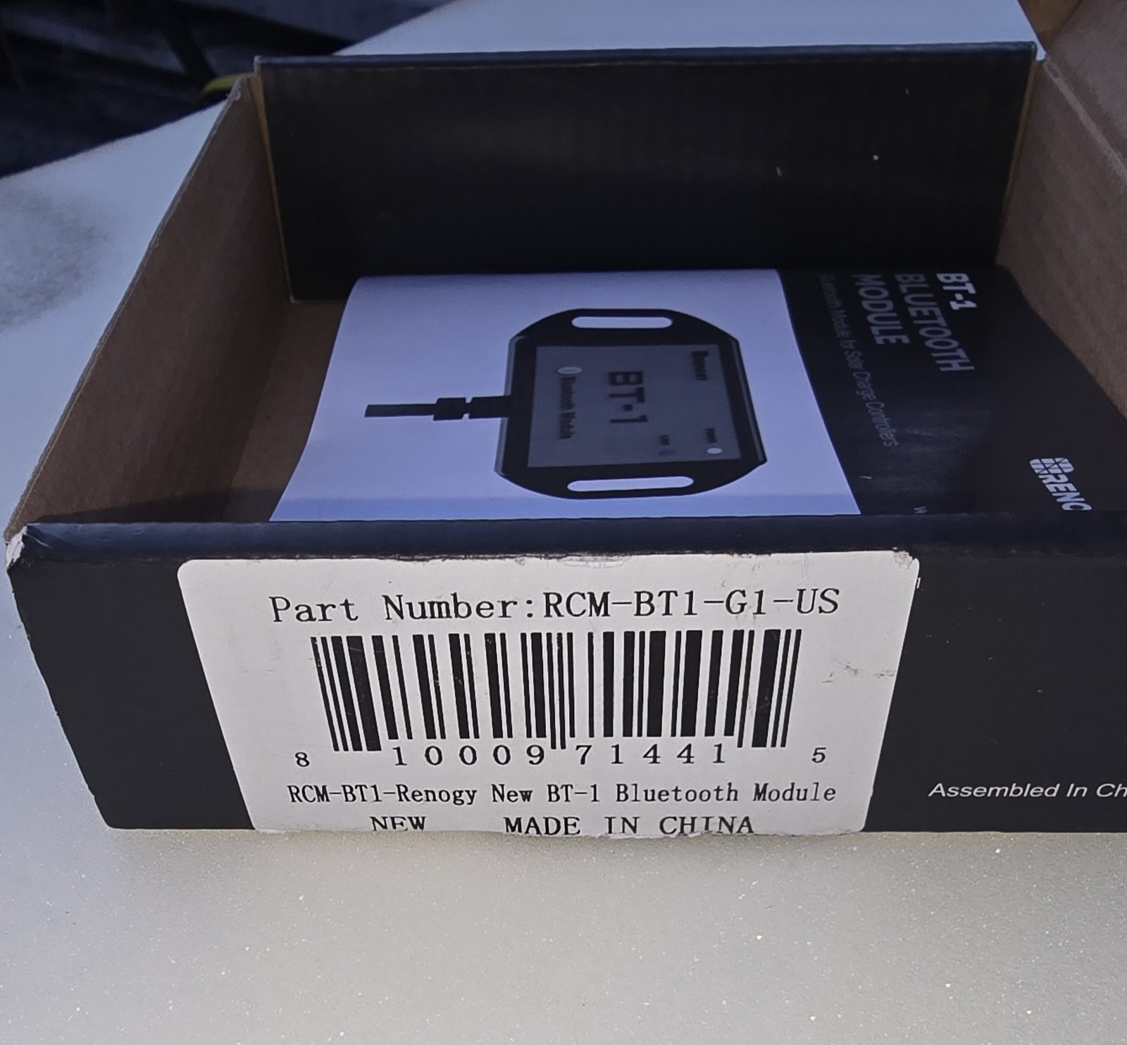 Renogy Bluetooth Module RJ12 Communication Port BT-1 RS232 for Charge Controller