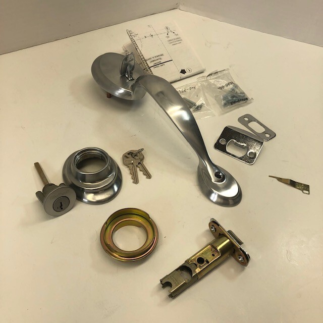 Kwikset Handle Set 687DA-LIP-S Dakota Single Cylinder Handleset - Chrome