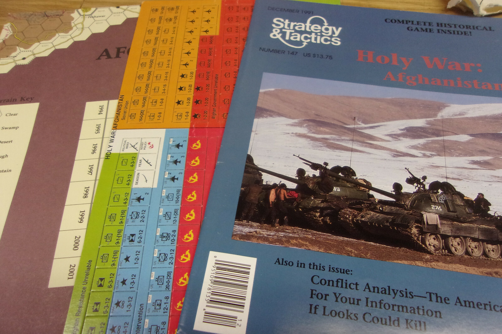 Strategy & Tactics #147 - Holy War: Afghanistan - SPI - Unpunched