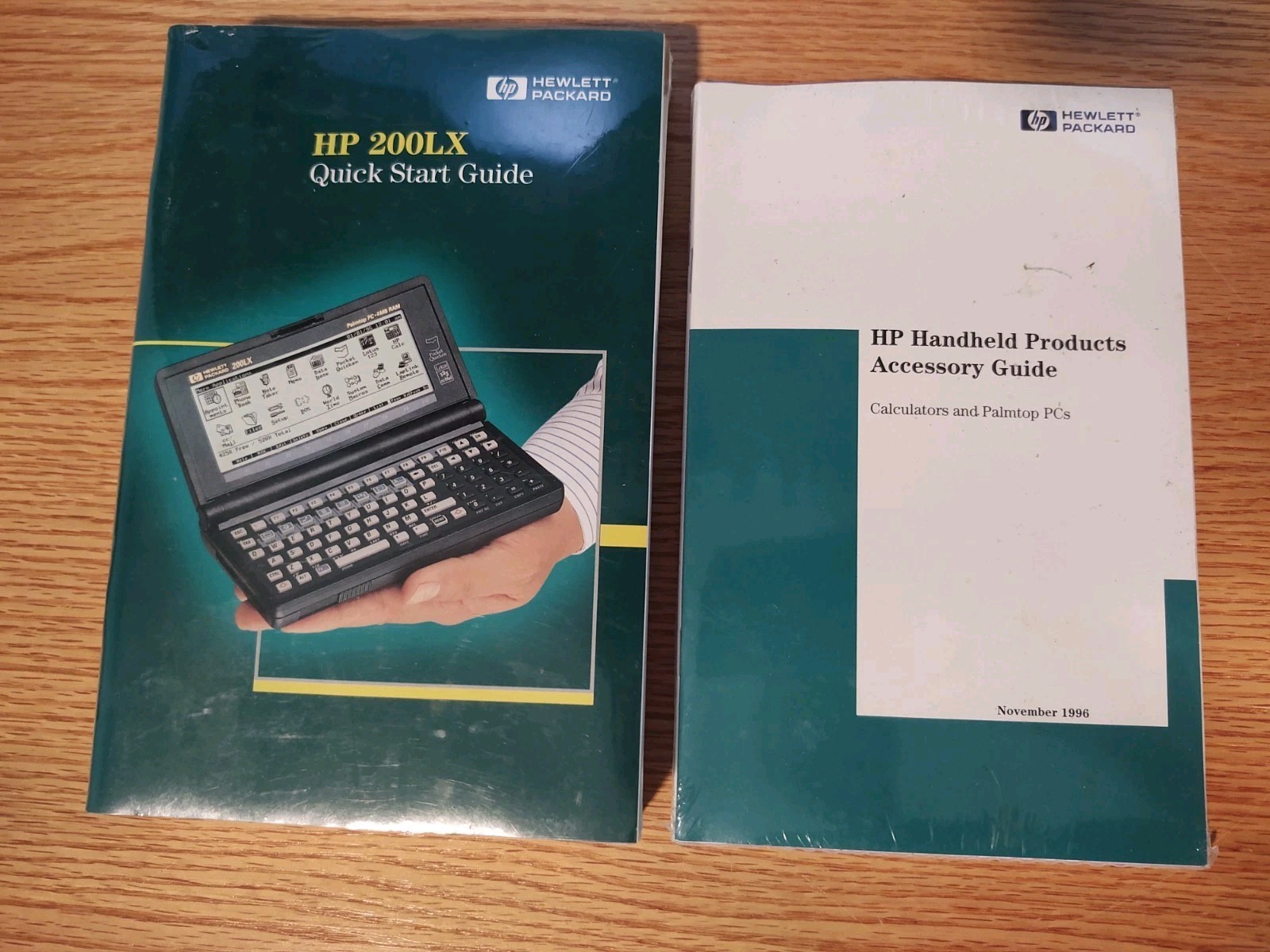 HP 200LX Quick Start Guide & HP Handheld Products Accessory Guide New Sealed