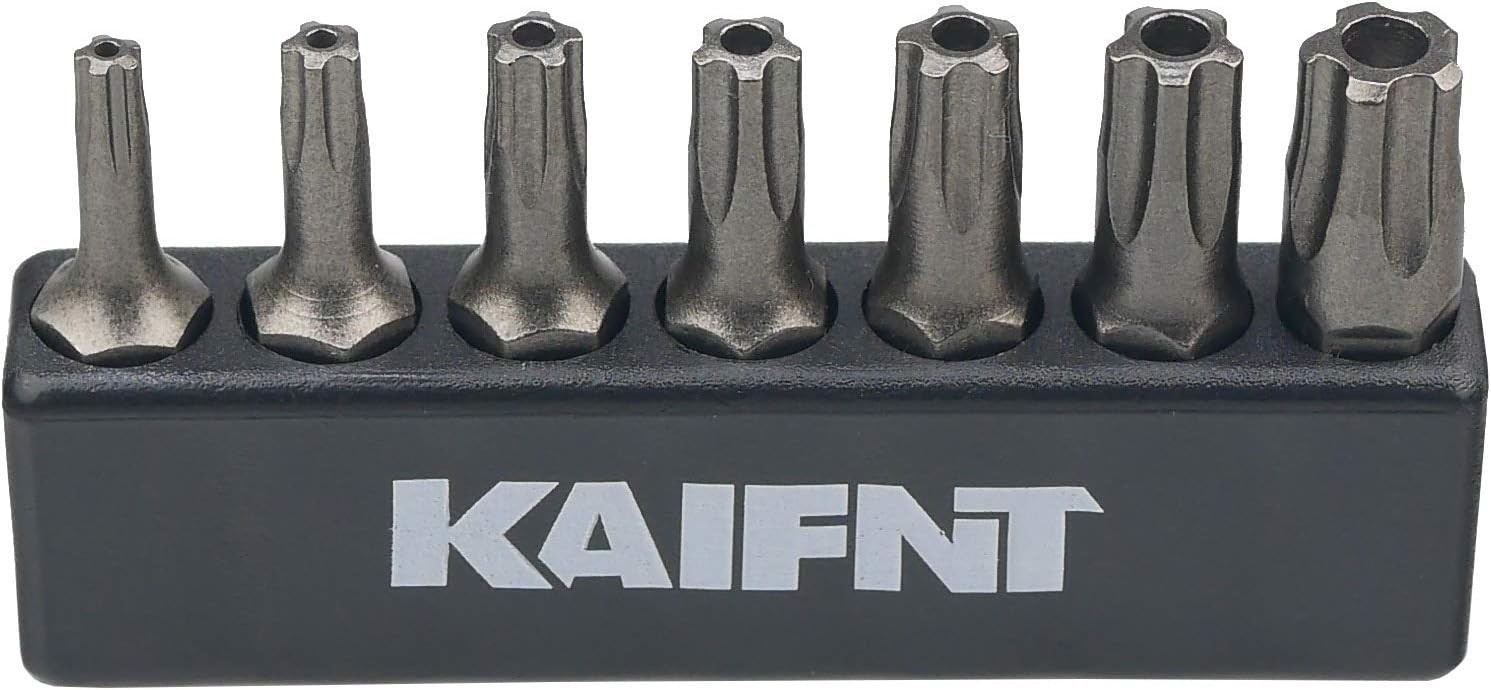 K001 Torx Plus 5-Point Tamper-Proof Security Bit Set, 7-Piece 5-point