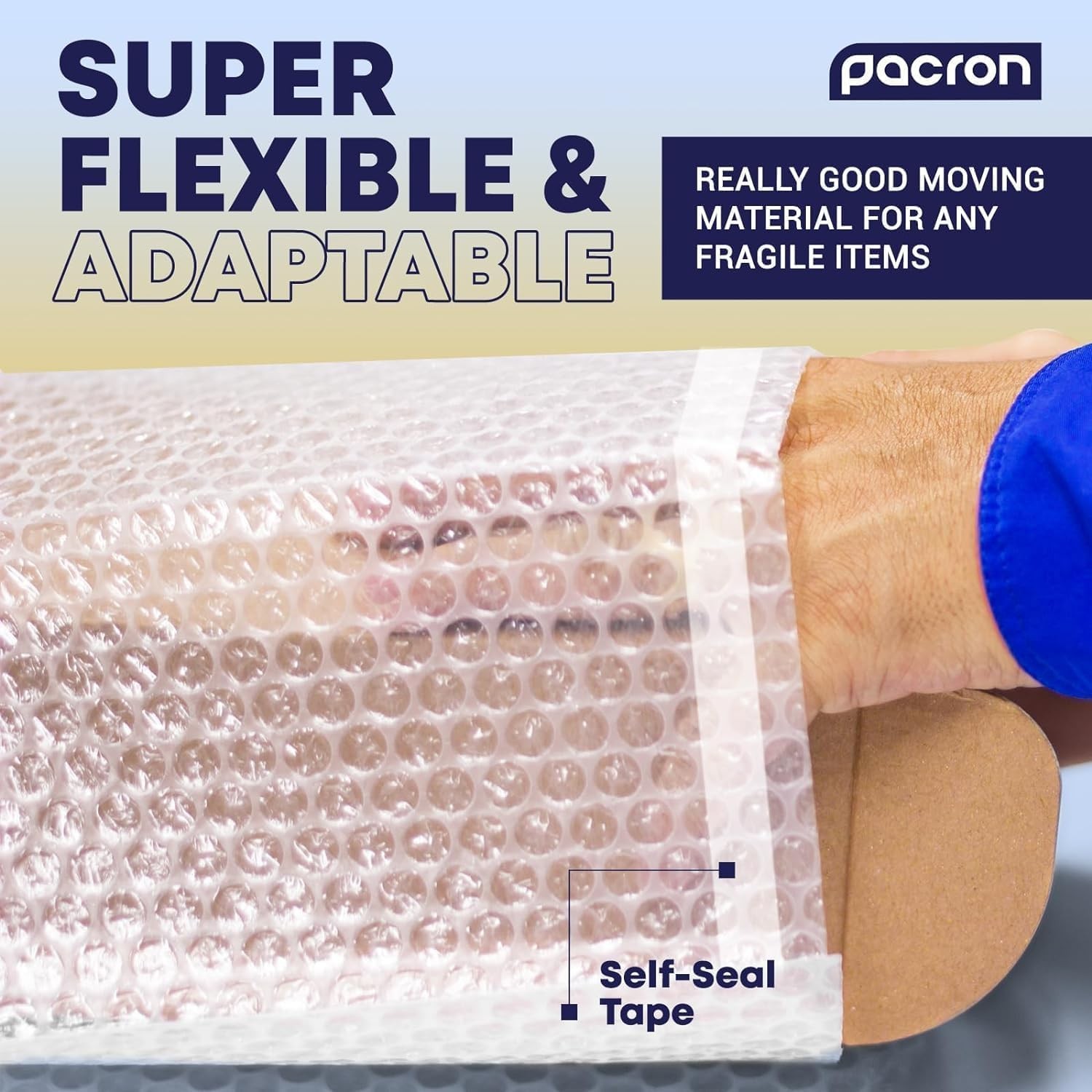 250 Pcs Clear Bubble Pouches 10x15.5'' Self-Seal Bubble Out Bags Double-Wall