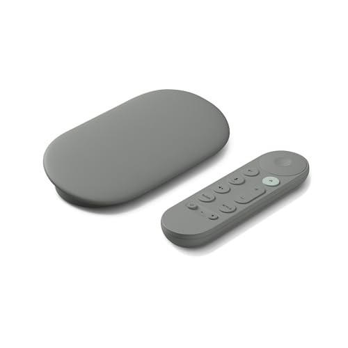 Google TV Streamer 4K with Voice Remote, HDR, Smart Home Control, 32GB, Hazel
