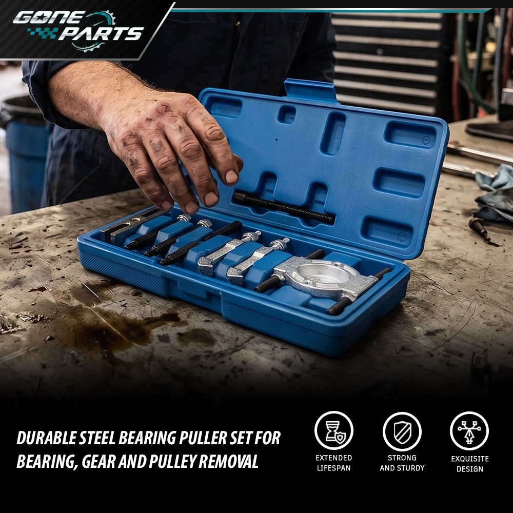9-Piece Bearing Separator and Puller Set | Heavy Duty Bearing Splitter Puller