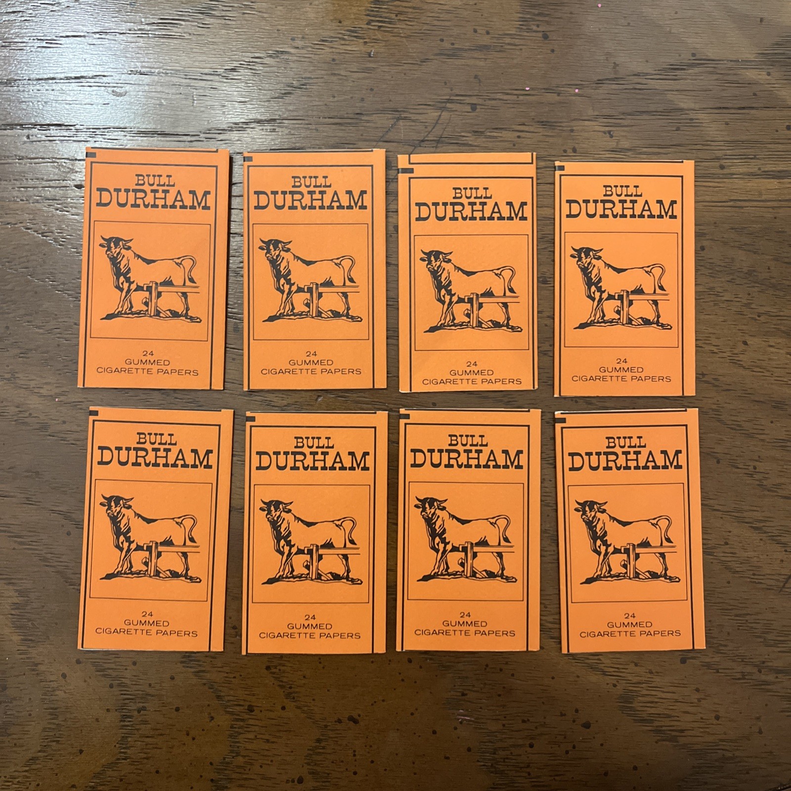 8 Lot Of Bull Durham Cigarette Rolling Papers Booklets