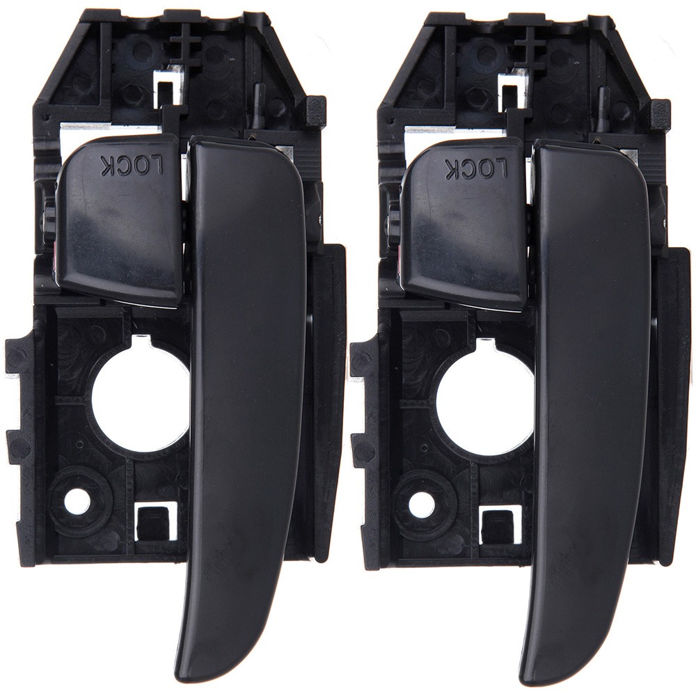 For 01-05 Hyundai Elantra Black Interior Front Rear Right Side Door Handles 2Pcs