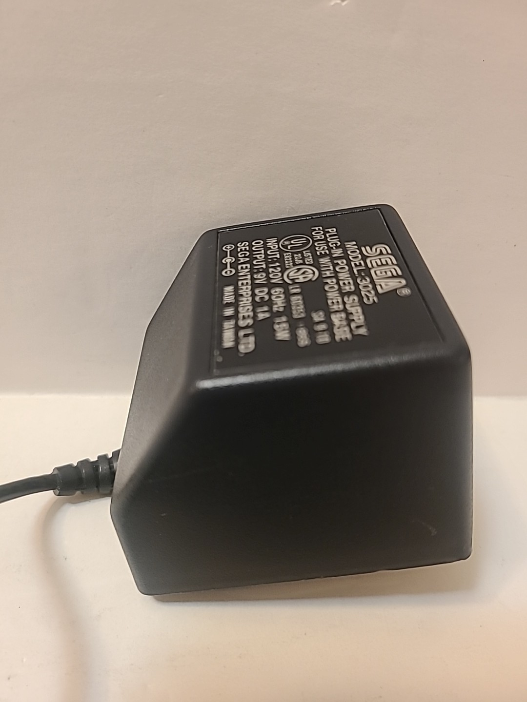 Original SEGA Master System Power Supply Model 3025 Authentic Tested And Working