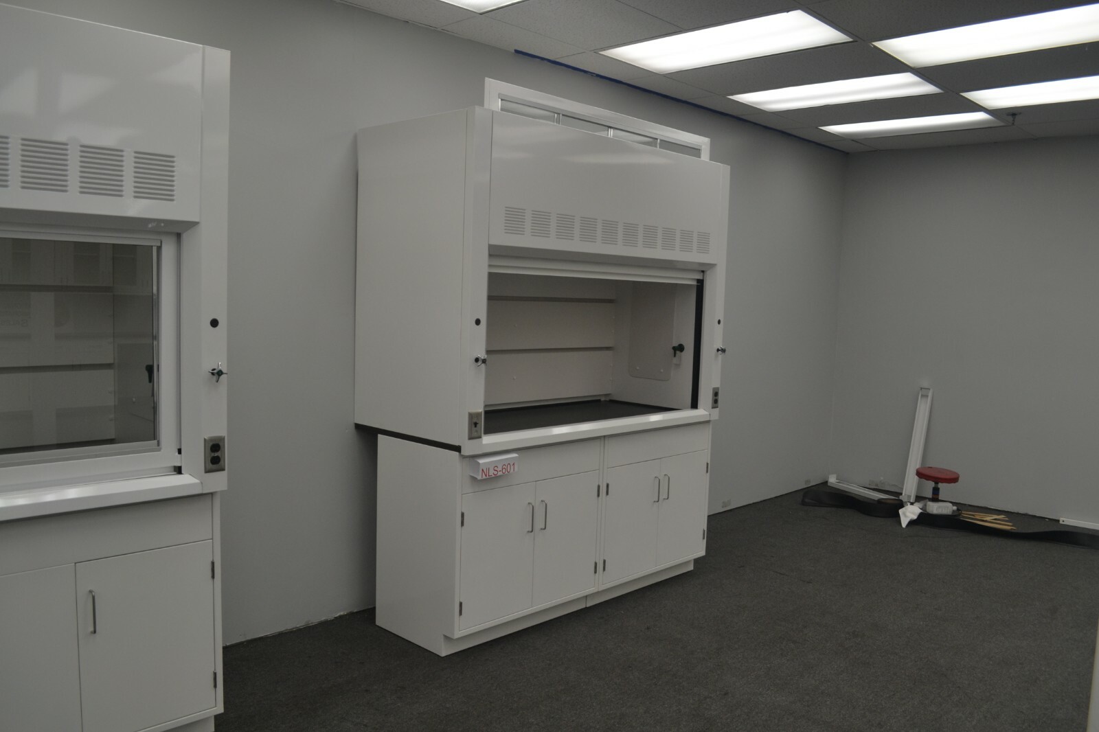 Laboratory 6' Fume Hood Enclosure w/ General Storage / E2-019