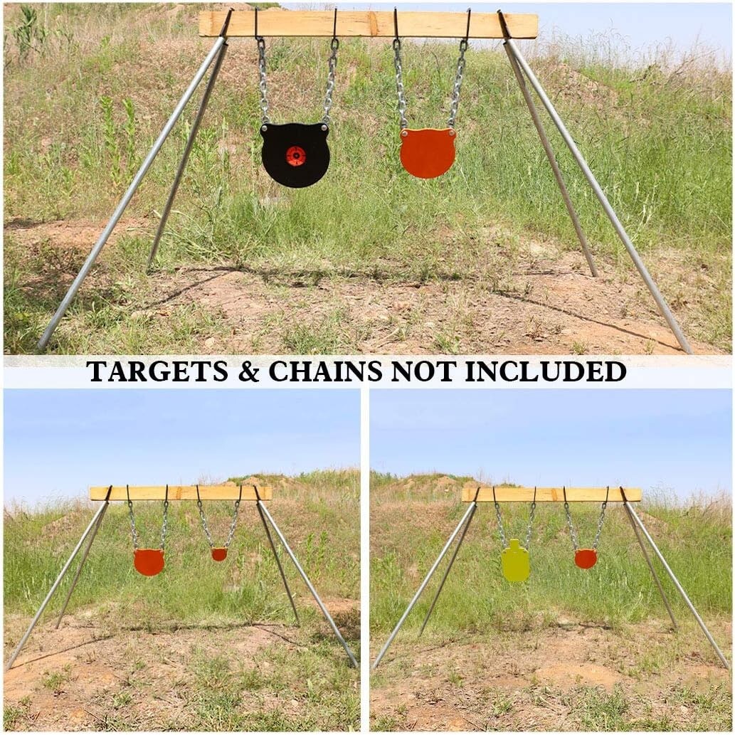 Target Stand Bracket Kit, 2x4 Mounting Bracket with Shooting Target Hanging Hook