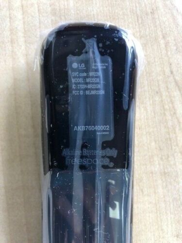 LG OLEDZ2, OLEDG2, OLEDC2, NAN080 Magic Voice Remote AKB76040002 (MR22GN) - P...