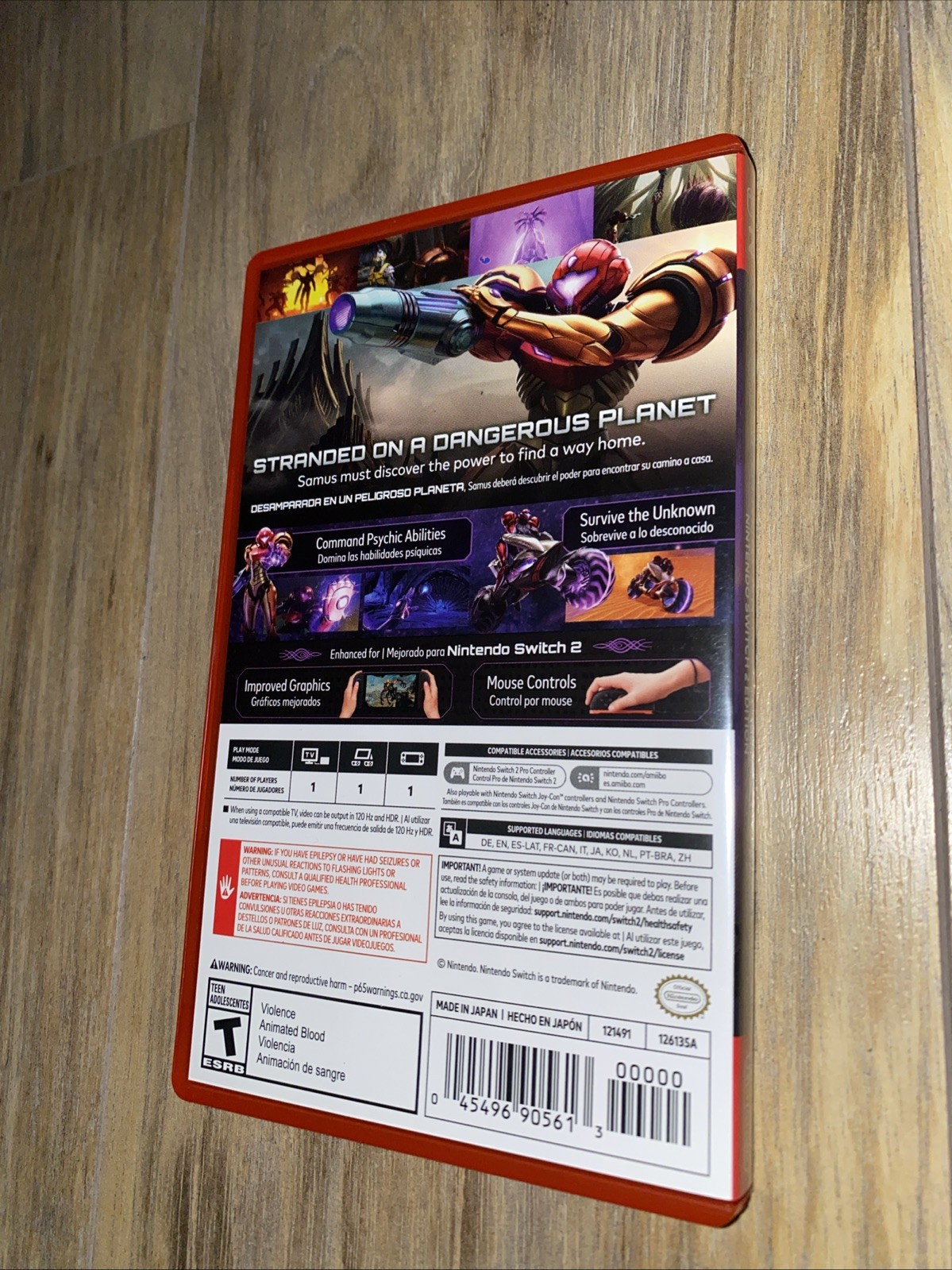 Metroid Prime 4: Beyond (Nintendo Switch 2) Case Only NO GAME