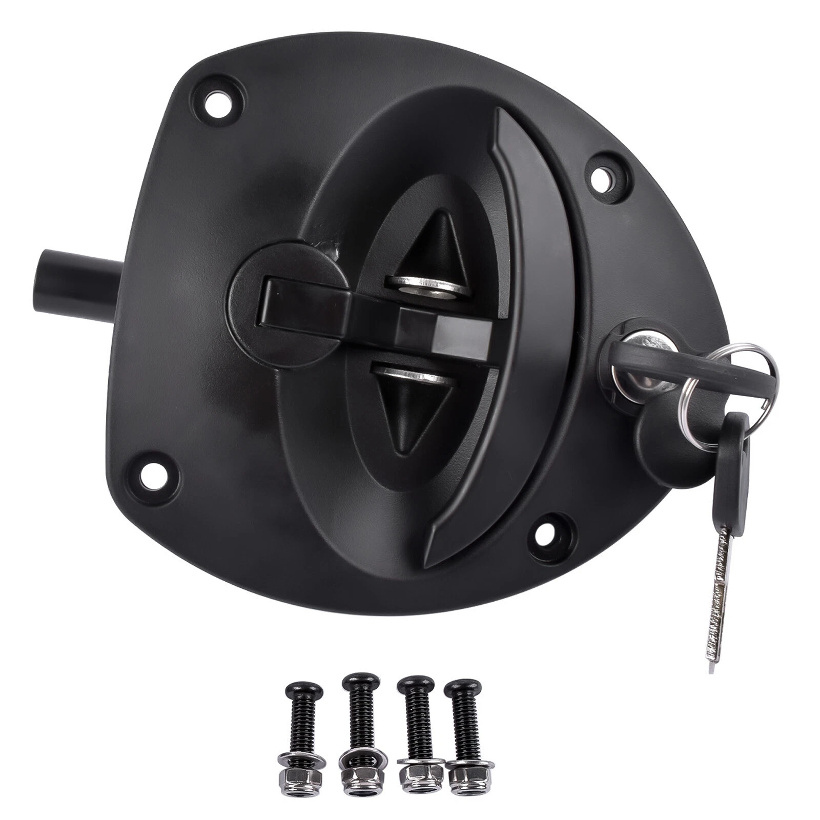 New Door Latch with T-Handle Steel Shaf For Cummins Generator 2 Keys 406-0972-01