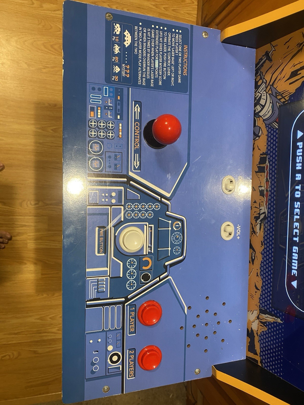 Space Invaders Arcade 1 Up Game Machine Taito Taitronics