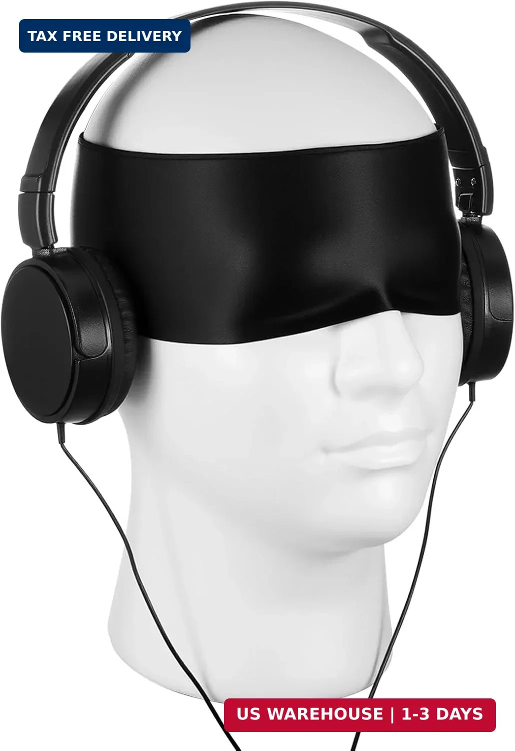 Dunzy 2 Pcs Ghost Hunting Equipment Kit with Foldable Wired Headphones and Blind