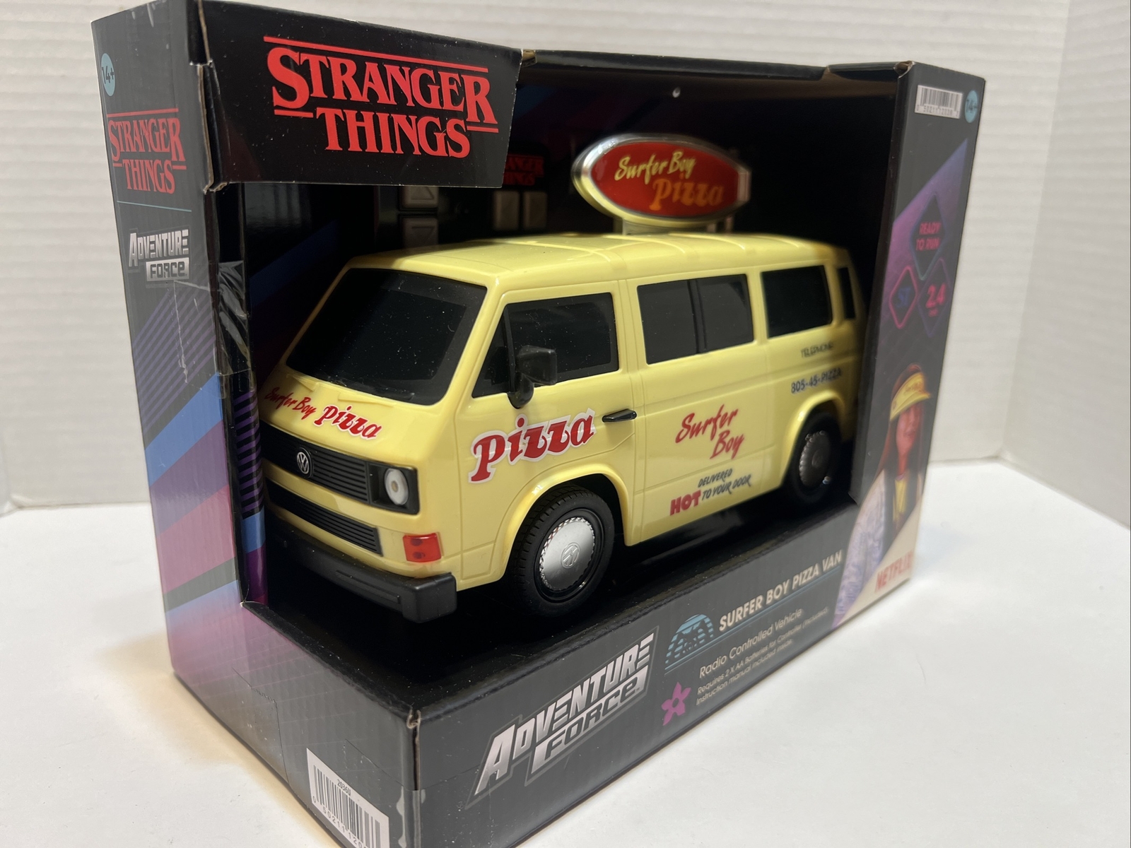 Stranger Things 2 3 Radio Controlled Surfer Boy Pizza Van Adventure Force
