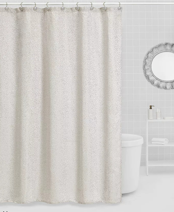 Lavender + Sage Scallop 16-Pc. Bathroom Accessory Set beige
