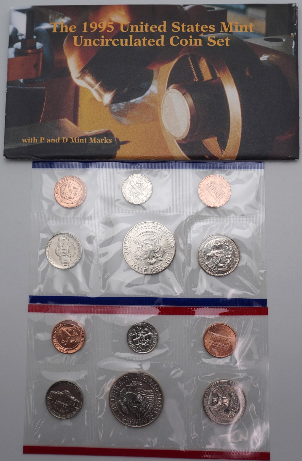 1995 - P&D Uncirculated US Mint Coin Set in OGP