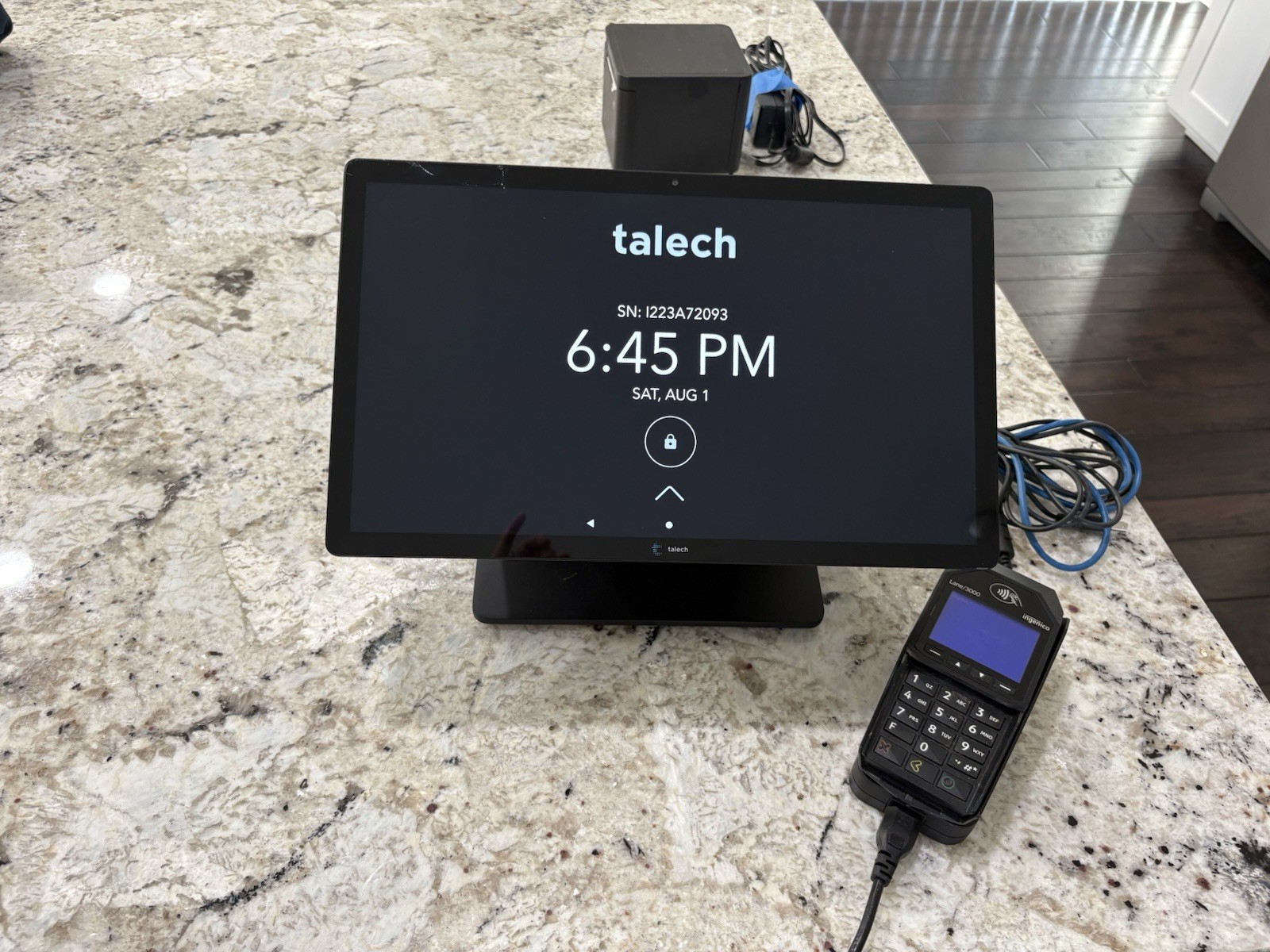 Elo Android Touchscreen POS Terminal w/ Talech, Star Printer, Card Reader.