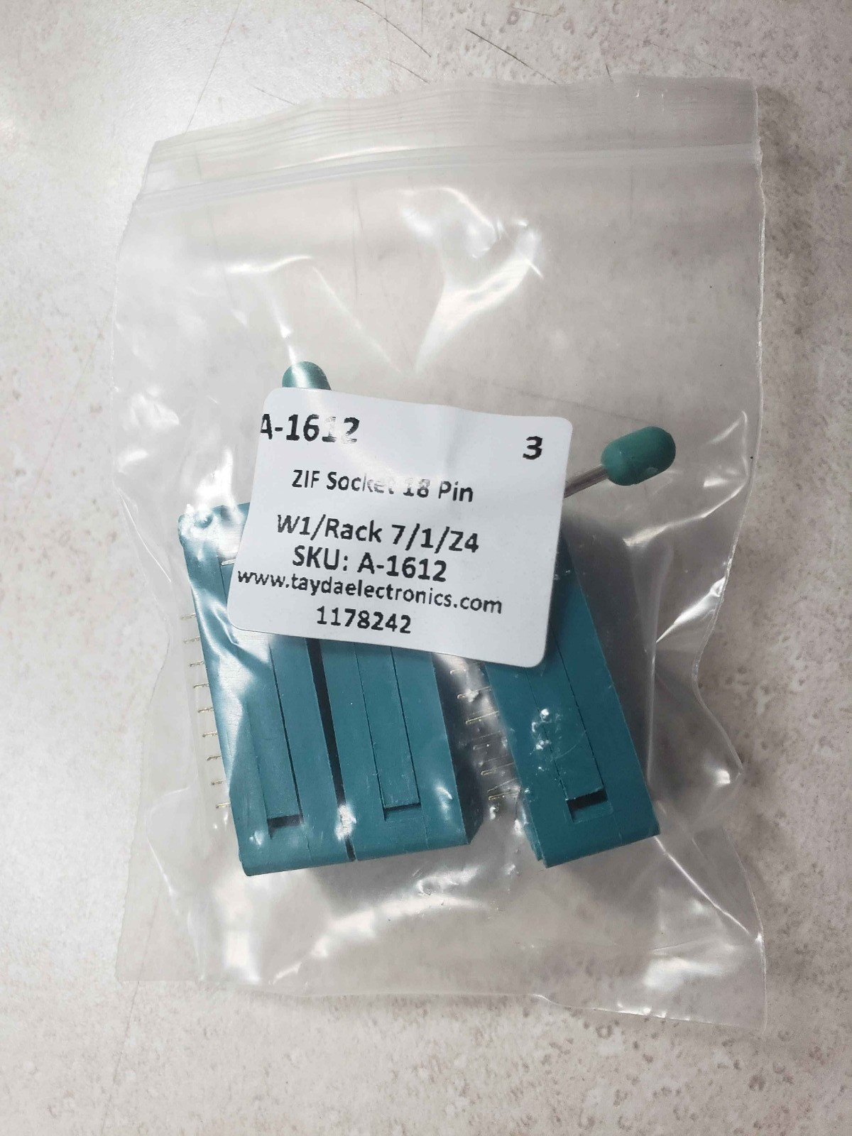 Assorted ZIF Sockets