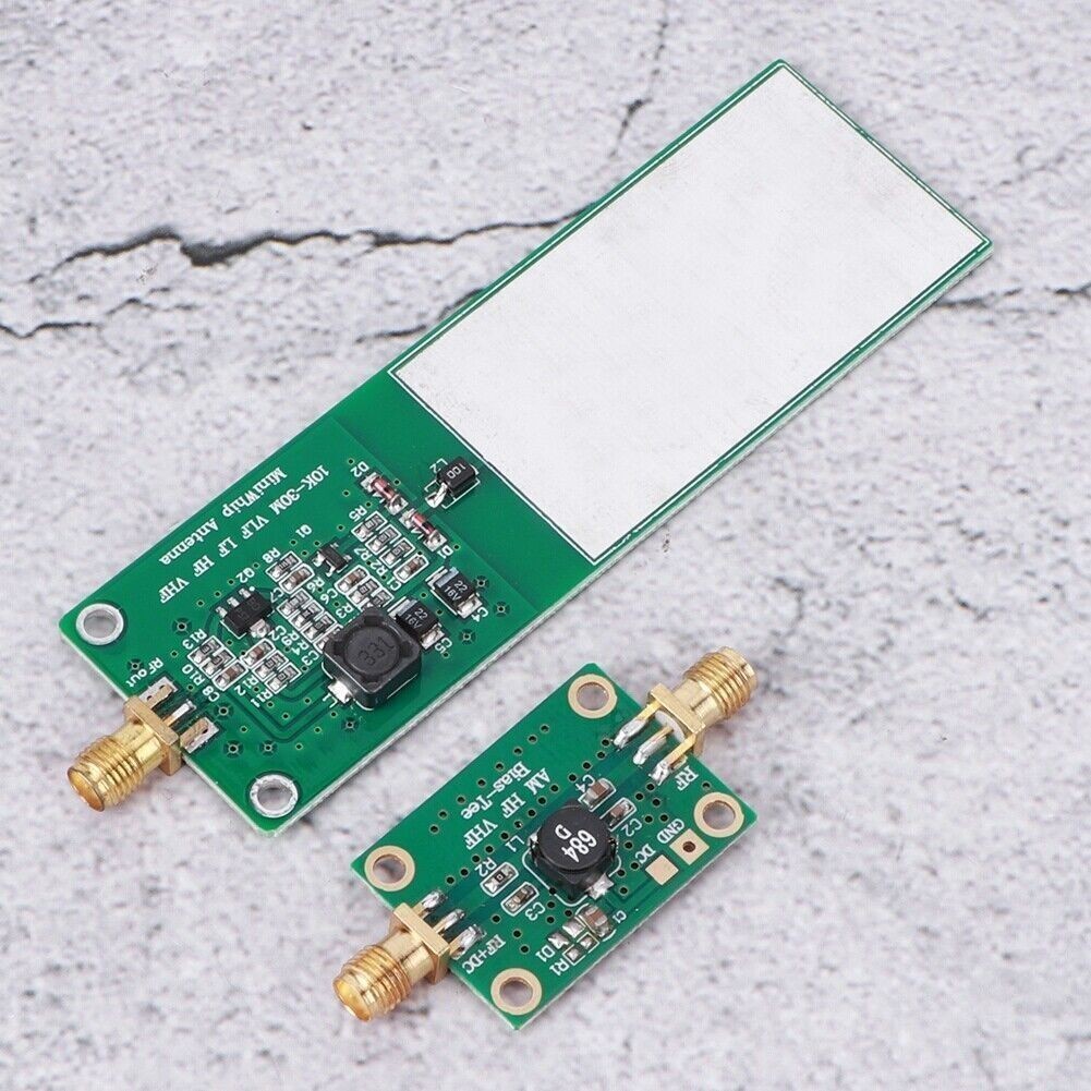 2Pcs Mini‑Whip Active Antenna RTL‑SDR Short Radio Receiver Electronic