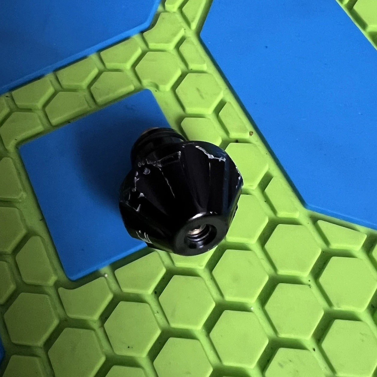 BOB LONG 2K2/2K5 INTIMIDATOR MARKER ADJUSTABLE END CAP - BLACK - PAINTBALL