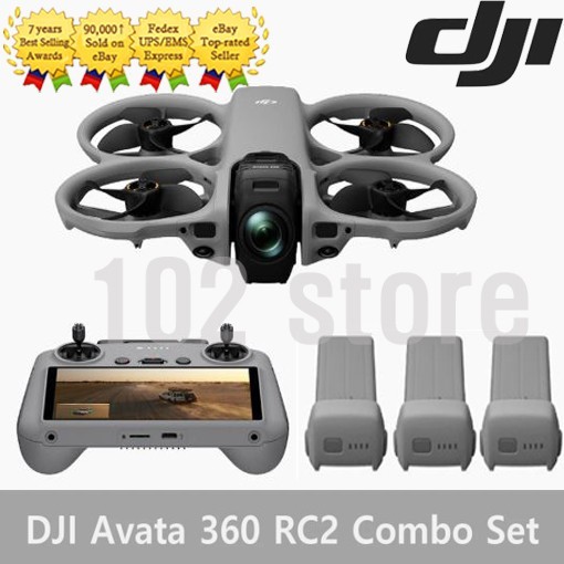 DJI Avata 360 Fly More Combo FPV 8K Drone  (RC 2 + 3 Battery)