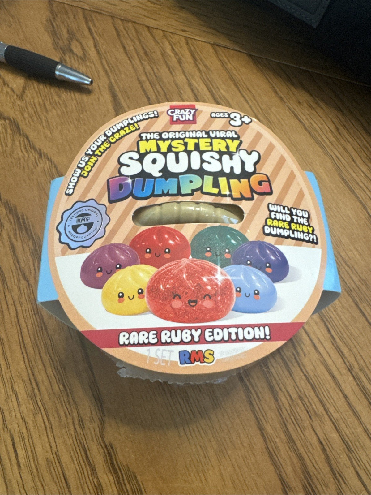 Authentic RMS DUMPLING VIRAL Mystery Dumpling Rare Ruby Edition Squishy TOY NEW
