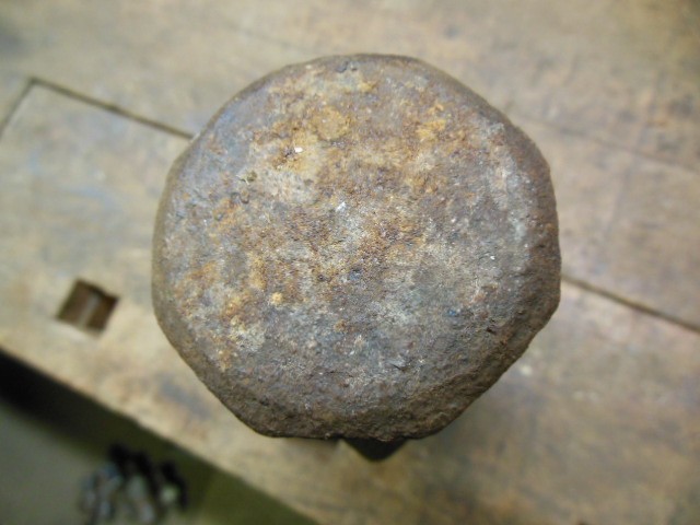Vintage warwood 8lb sledge hammer head double face old blacksmith tool